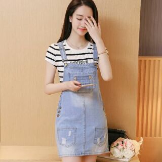 Hot !! Váy yếm bò
