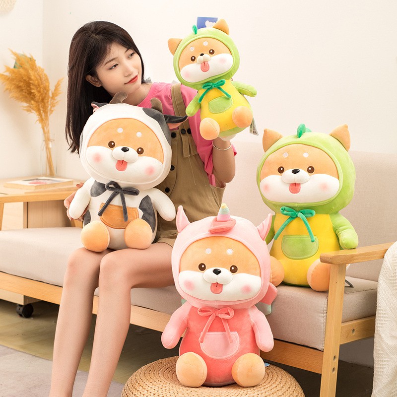 Gấu bông chó shiba cosplay dễ thương kích thước 20cm NEOCI