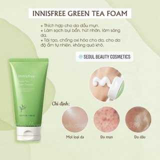 Sữa rửa mặt trà xanh