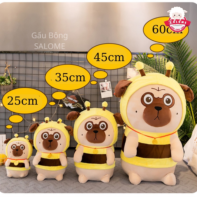 Gấu Bông Chó Nô Tài Cosplay Ong SALOME tp HCM Cao Cấp Dễ Thương