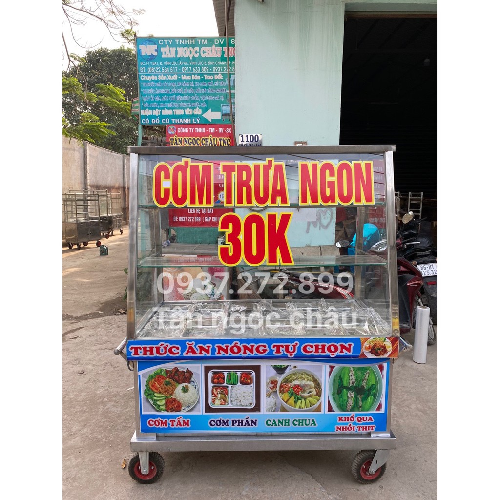 Tủ Hâm Nóng Thức Ăn, Tủ Giữ Nóng Thức Ăn Công Nghiệp (cơ khí chế tạo tân ngọc châu )0937.272.899