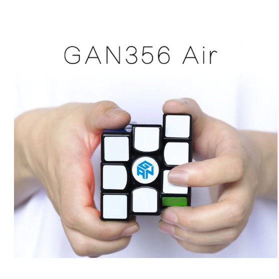 Đồ chơi Rubik GAN Air Cao Cấp - Rubik Quay Nhanh Trơn Mượt, Bẻ Góc Siêu Tốc ( Bộ Ốc + Tăng dấu bôi trơn+ đế rubik)