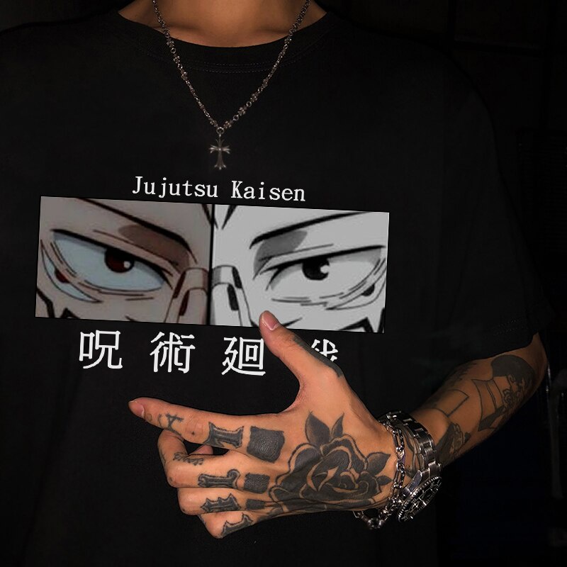 Áo Phông Anime Satoru Gojo Jujutsu Kaisen mẫu mới cực chât0