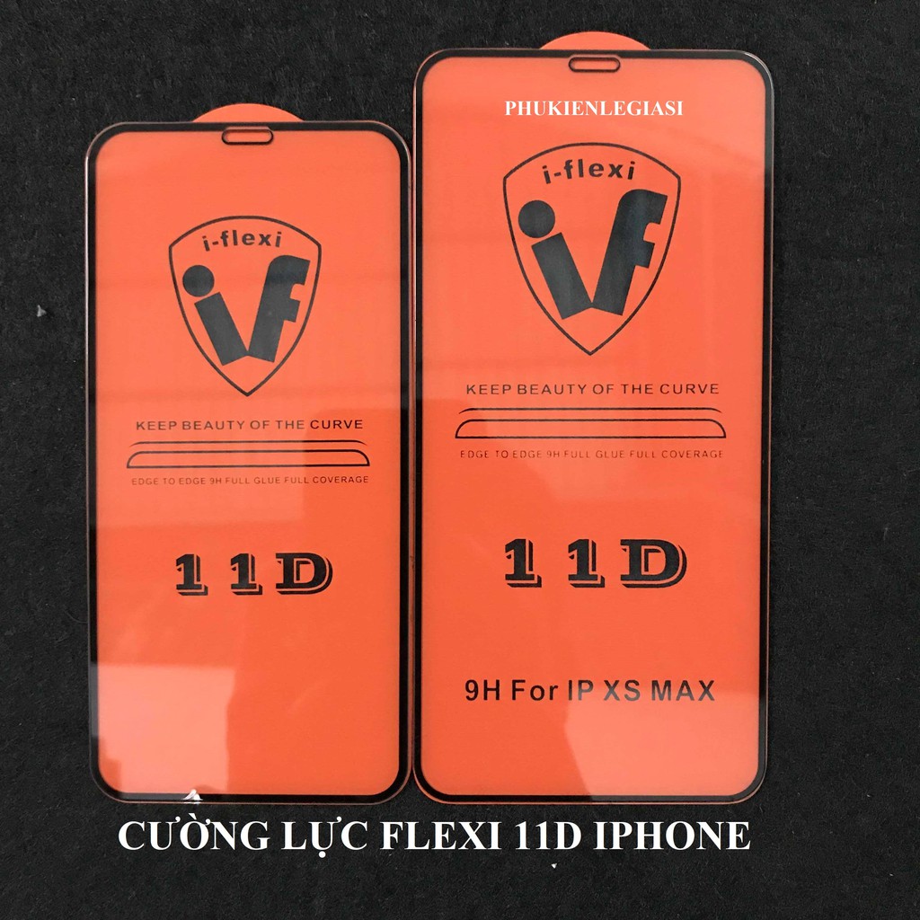 (RẺ MÀ XÀI ỔN)Cường Lực 11D Iphone Hiệu FLEXI