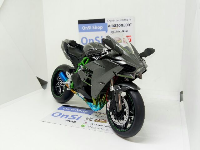 KAWASAKI NINJA H2 1/12 MÔ HÌNH XE AUTOMAXX JOYCITY ĐỘ SC