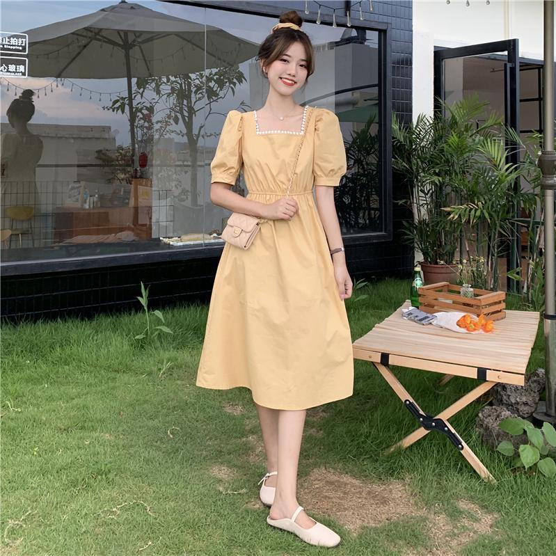 Váy Nữ Cổ Vuông Quyến Rũ 30k 99k 245 10%