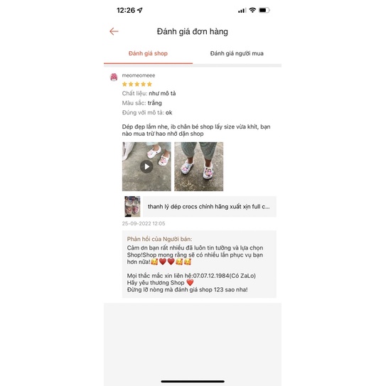 Dép crot fullcharrm