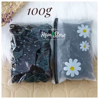 [MUA 1 TẶNG 1] Thun cột tóc MÀU ĐEN đa năng loại tốt, size to