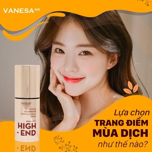 Kem nền dưỡng da CC high End, Kem nền che khuyết điểm Vanesa chính hãng Hàn Quốc