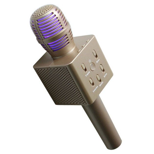 Microphone karaoke kèm loa New Q7, sản xuất năm 2017