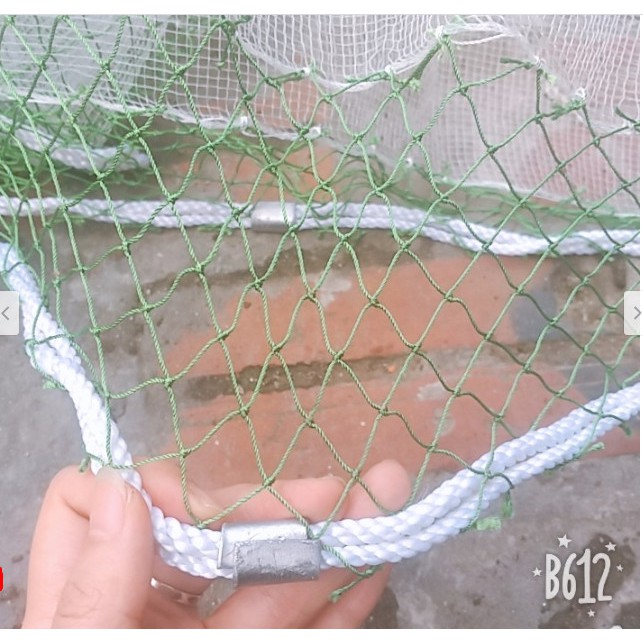 Lưới vét cá cao 2 dài 10 m. 15 m