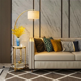 Đèn đặt góc sofa trang trí phòng khách bàn đá.tap trang trí phòng ngủ.đèn cây chao vải hiện đại.Đèn Bh 36 tháng