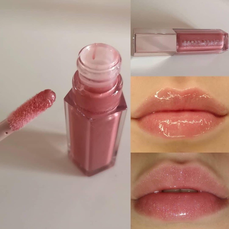 son bóng fenty beauty gloss, amuse .