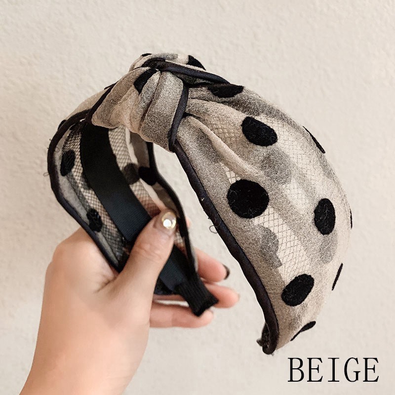 Cài Tóc Họa Tiết Chấm Bi Thời Trang Cho Nữ