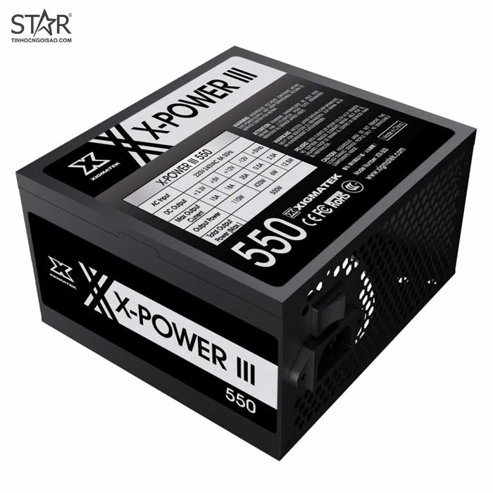 Nguồn Xigmatek 500W XPOWER III X550 (EN45983)