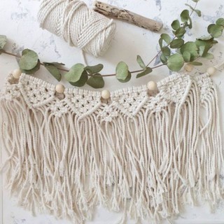 Dây treo macrame trang trí, rèm treo trang trí decor nhà cửa