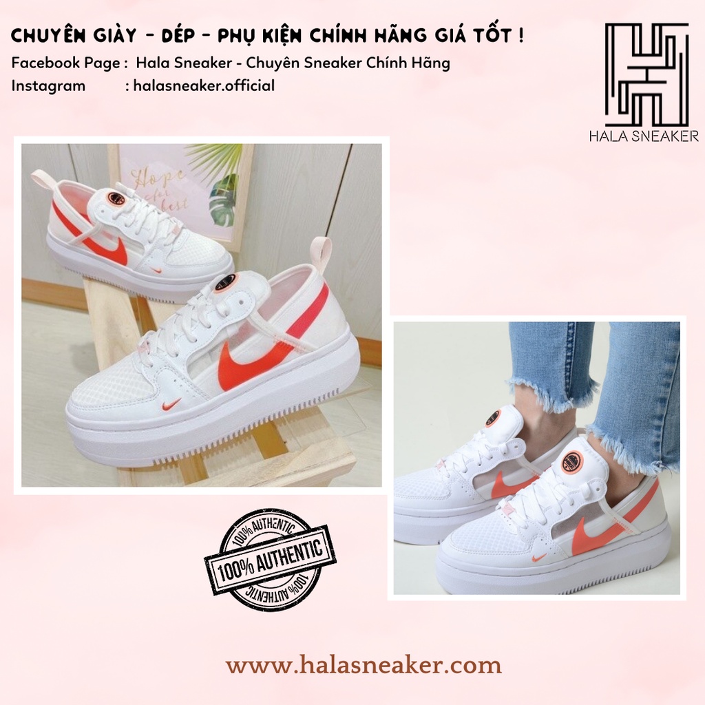 Giày Nike Chính Hãng Court Vision Alta CW6536 101 - Giày Thể Thao Nữ Authentic Shoes - Hala Sneaker