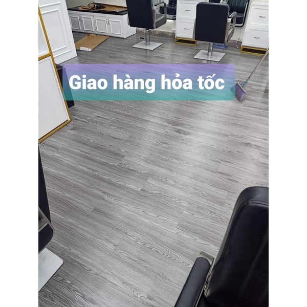 1 tấm Sàn nhựa giả gỗ, sàn nhựa dán keo, miếng dán sàn, lót sàn gỗ, sàn có keo sẵn bóc dán, kích thước 91,44cm x 15,24cm