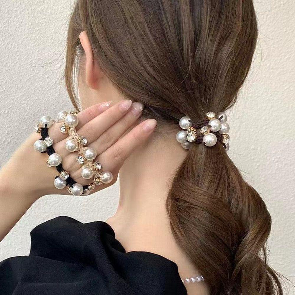 Dây Cột Tóc Thiết Kế Đơn Giản Dễ Thương Cho Nữ|Dây Cột Tóc Cao Su Thời Trang Cho Nữ