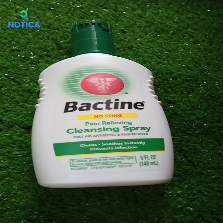 Bactine dùng sau xăm tattoo và thẩm mỹ