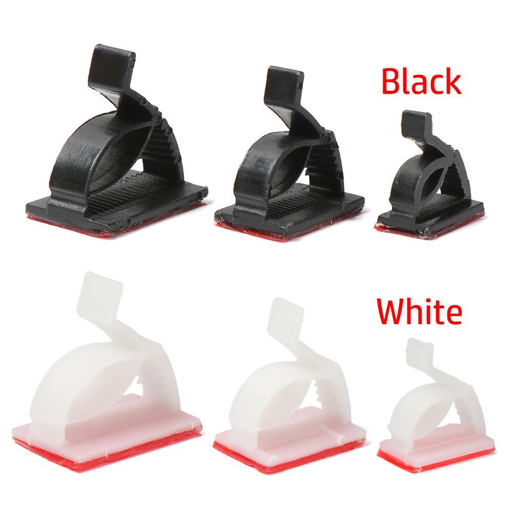 Bộ 50 Kẹp Nhựa Dán Cố Định Dây Cáp