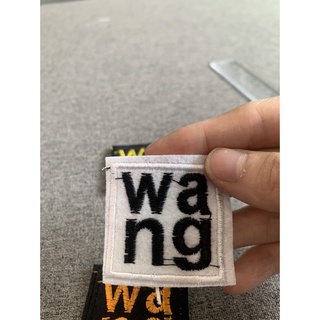 LOgo thêu chữ WANG