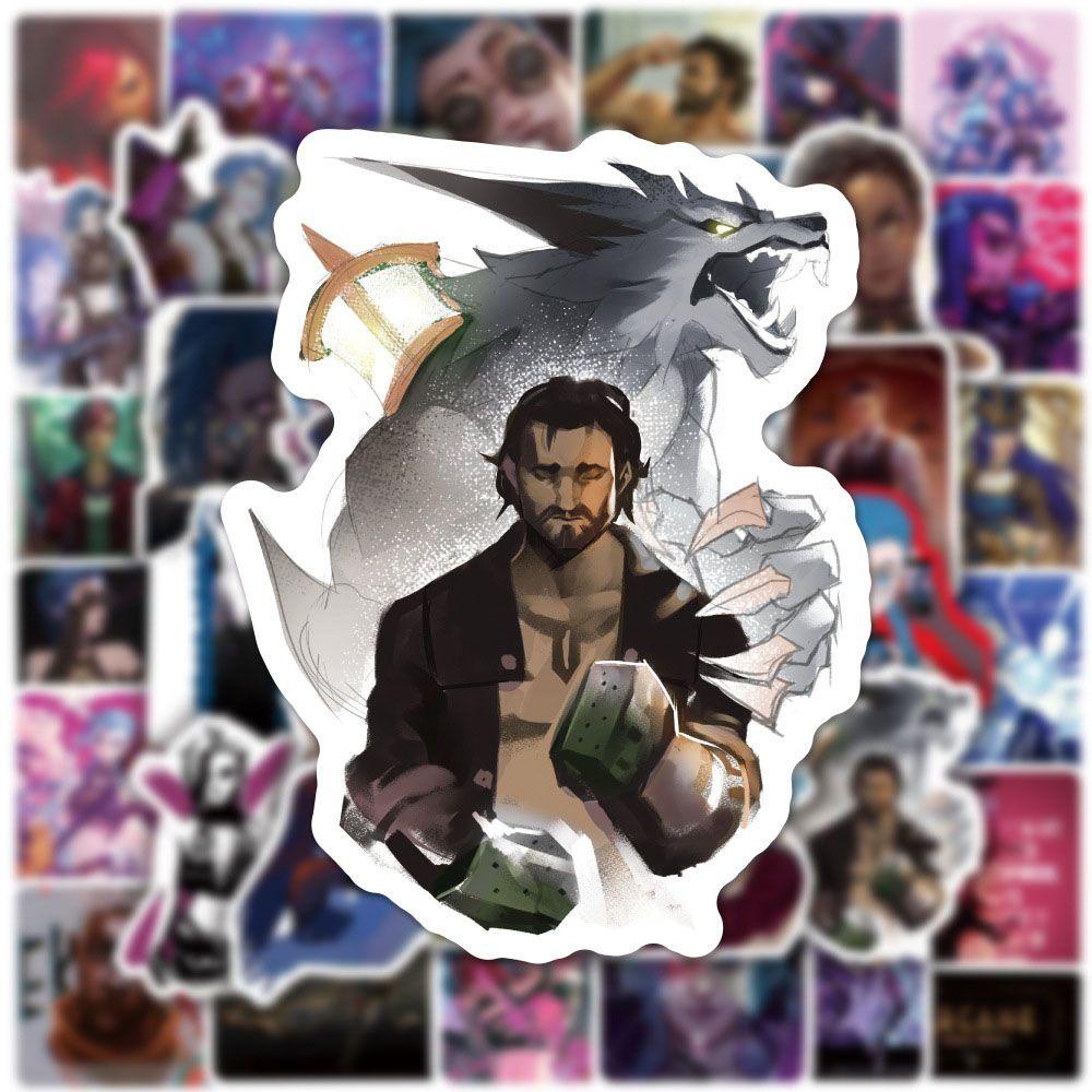 PEWANY Miếng Dán Hoạt Hình Anime Graffiti Chống Nước Trang Trí Ván Trượt Ghi Ta Xe Máy Laptop Hành Lý