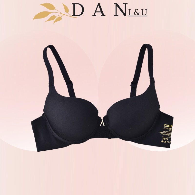 Áo Ngực Mút Dày Có Gọng Khoét Ngực Hình Chữ V Tạo Khe Siêu Nâng Ngực DAN L&amp;U A17
