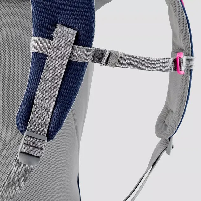 Balo Leo núi dã ngoại 10L MH100 - Xanh navy/hồng MIRILIK DECA