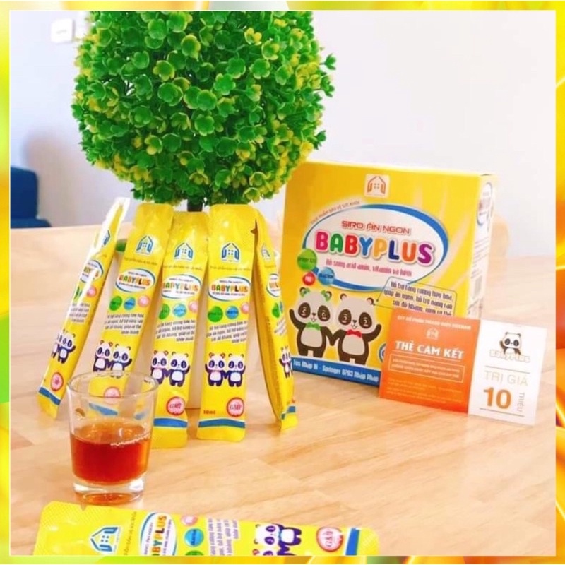Siro Hết Biếng Ăn_BABYPLUS_FreeShip_ Giúp Bé Ăn Ngon, Tiêu Hóa Tốt, Tăng Đề Kháng