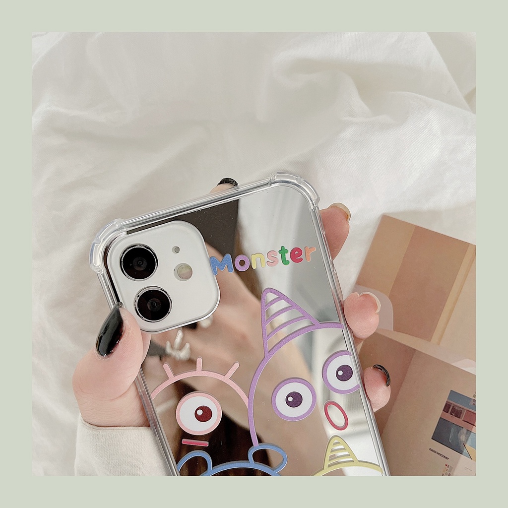 Ốp lưng iphone Ốp điện thoại silicon TPU mặt gương cho Iphone 11 12 7 Plus 12 X Xr Xs 7 8 Plus Se 2020 12 Pro Max13 Pro Max 13 MINI Dinuo case