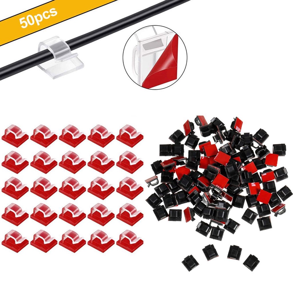 Giá Đỡ Kẹp Dây Cáp Mini Tự Dính Sắp Xếp Gọn Gàng