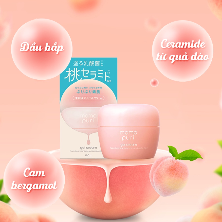 Bộ Dưỡng Da Momopuri Trắng Ẩm Mịn Nhật Bản