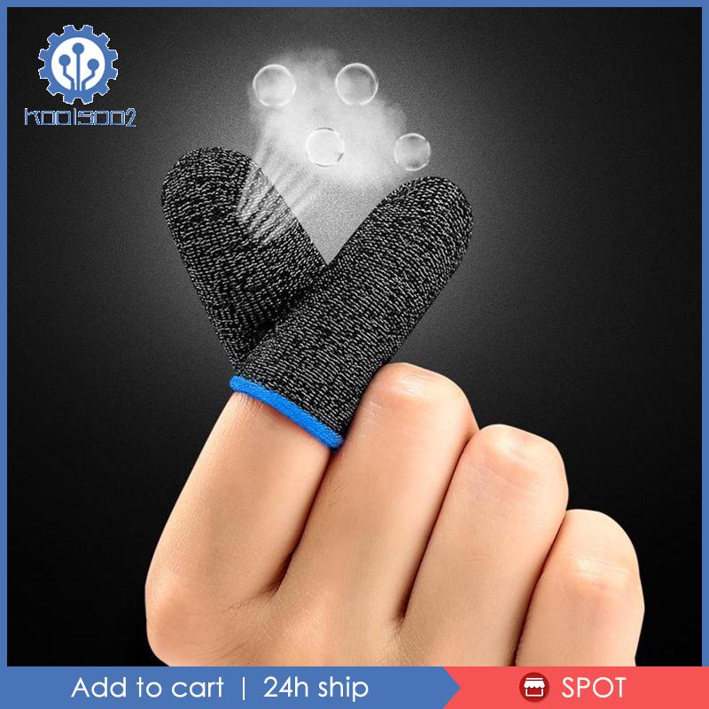 [Koolsoo2] Vỏ Bọc Ngón Tay Cầm Chơi Game Điện Thoại Màu Xanh Đen