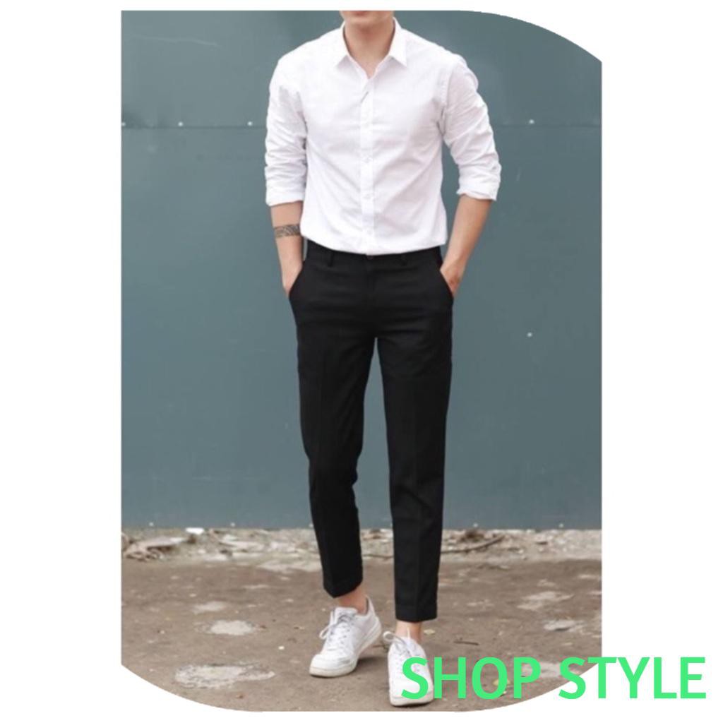 FREESHIP+ Tặng sơ mi dài tay - Quần tây body Hàn Quốc Siêu Sale