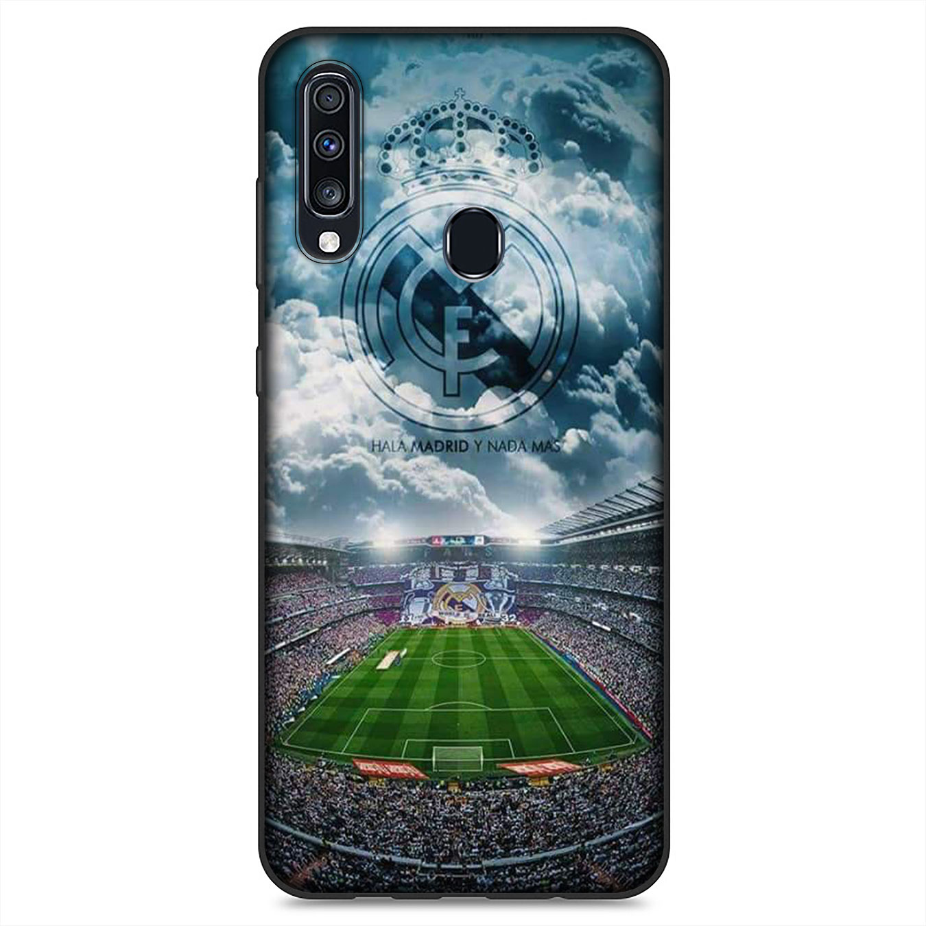 Ốp Điện Thoại Silicon Mềm Hình Câu Lạc Bộ Bóng Đá Real Madrid Cho Samsung Galaxy S21 Ultra S8 Plus F62 M A32 A52 A72 S21 + S8 + S21Plus