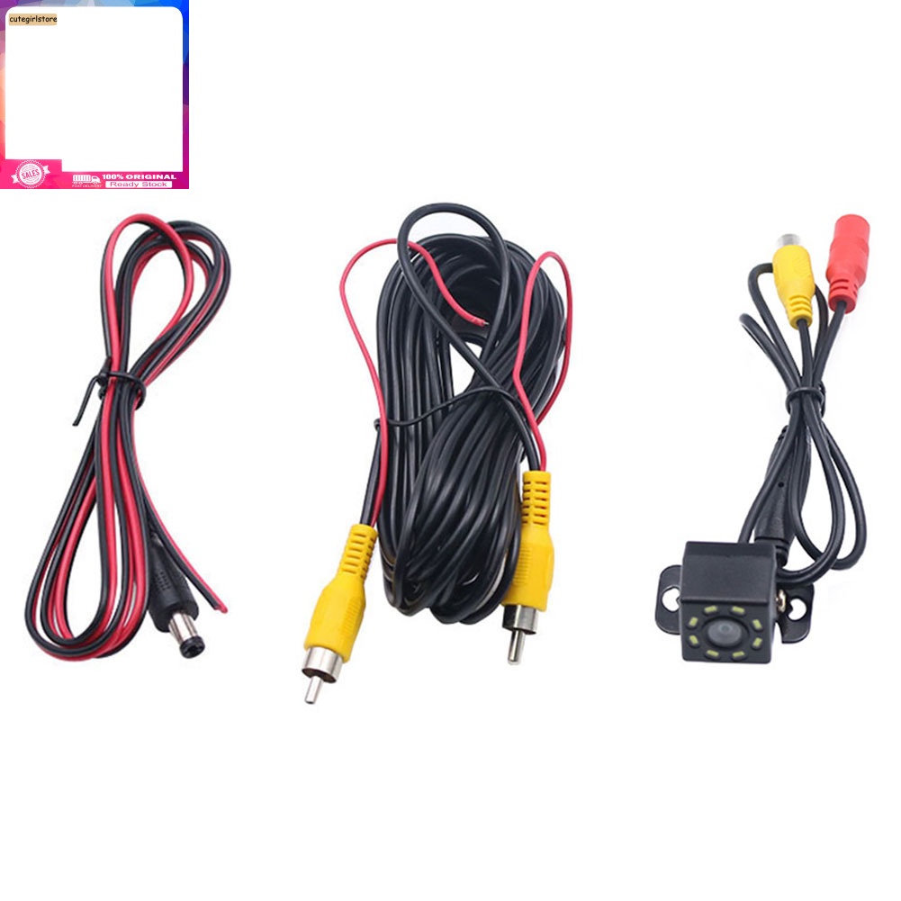 Camera chiếu hậu 8 bóng LED hỗ trợ tầm nhìn ban đêm dễ thương cho xe hơi | BigBuy360 - bigbuy360.vn