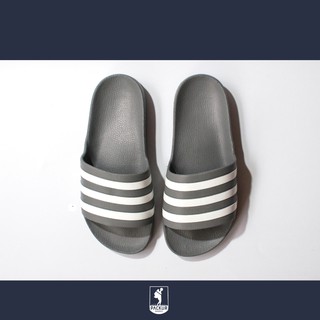 Dép Adidas Adilette Aqua (Xám/Trắng)