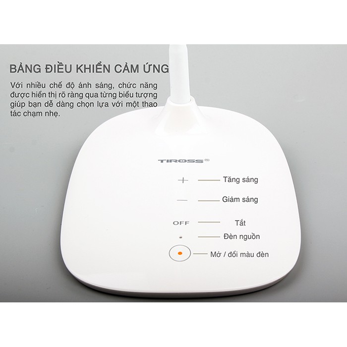 Đèn bàn chống cận Tiross TS1804