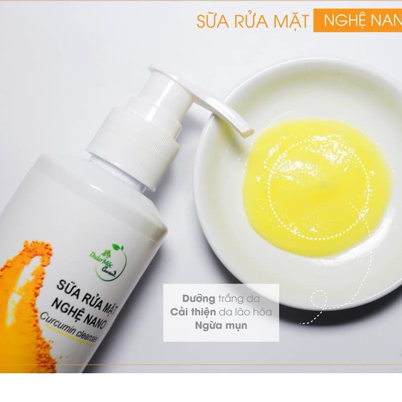 Sữa rửa mặt nghệ nano