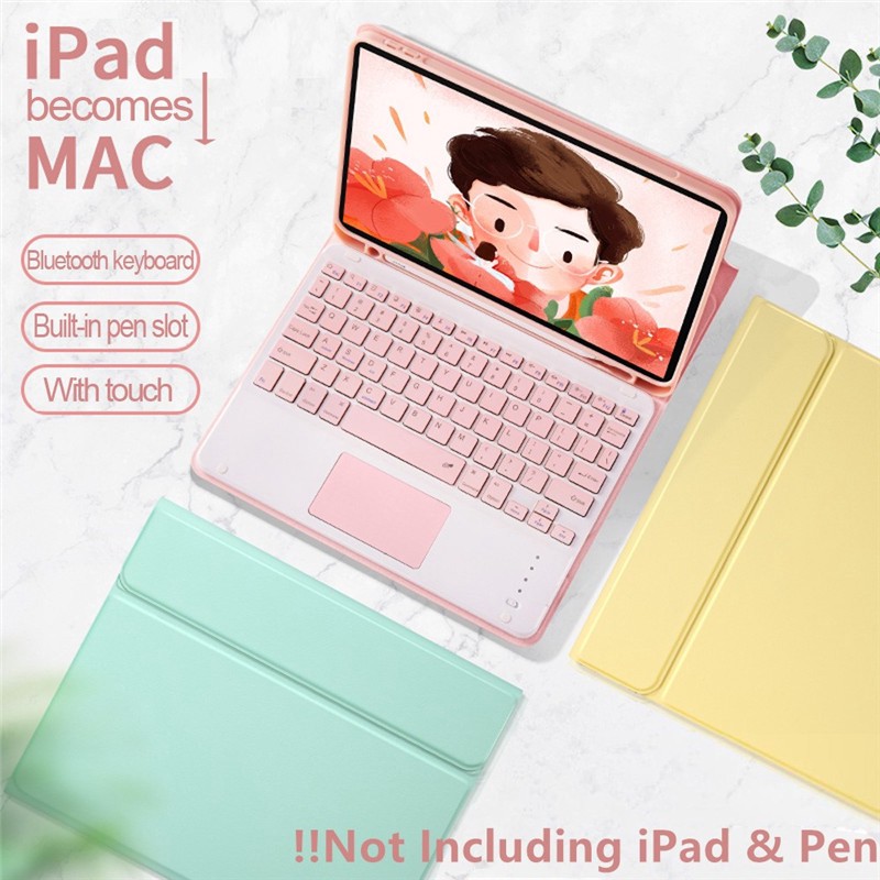 Bao da máy tính bảng kèm bàn phím bluetooth cho Apple iPad 10.2 Pro 11 Air 2 3 iPad Pro 10.5 iPad Air 3 Pro 9.7 2018