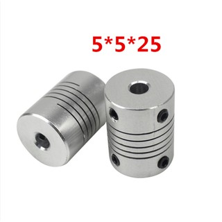 Set 2 Khớp Nối Động Cơ Bước 5x5 X 25mm 5mm X 5mm X 25mm Chuyên Dụng