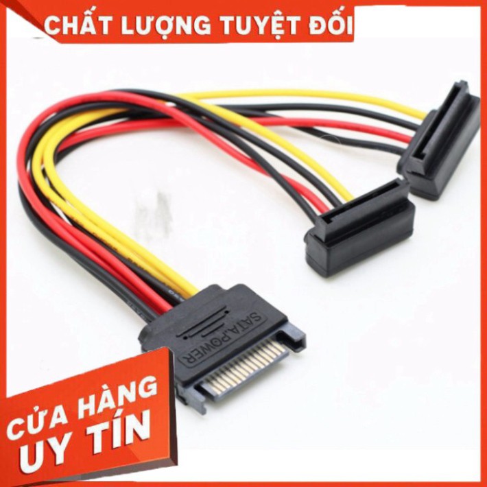 ✅✅✅ Cáp Chia Nguồn SATA 1 ra 2 - Dây Nguồn HDD Sata 1 Ra 2 - sata 1-2 ✅✅✅