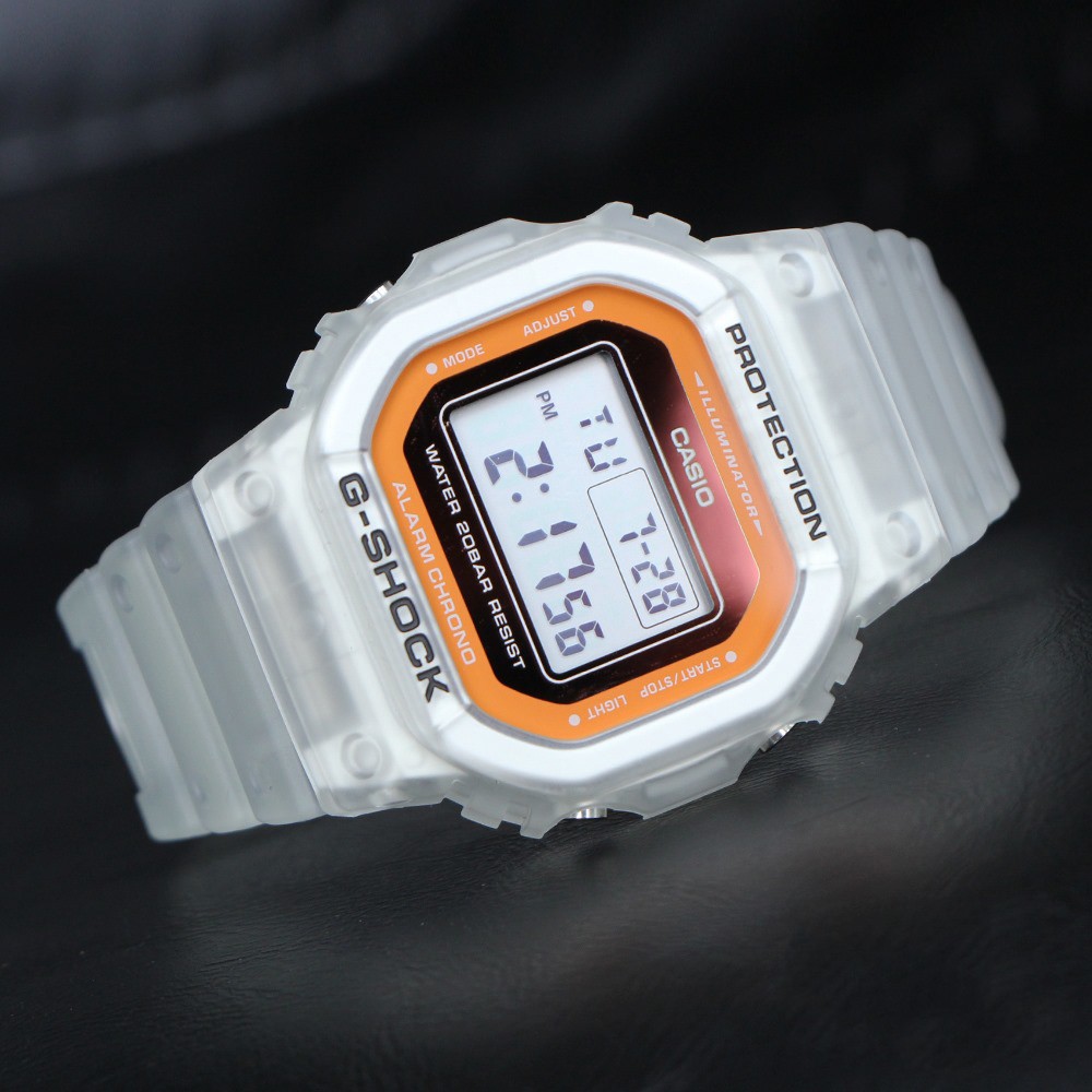 Đồng hồ nam dây nhựa Casio Anh Khuê G-Shock DW-5600LS-7DR