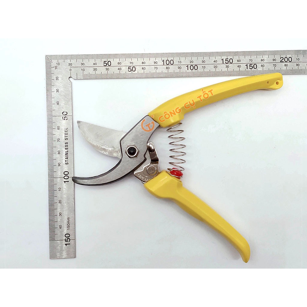 Kéo cắt tỉa lưng gù 175mm cán vàng