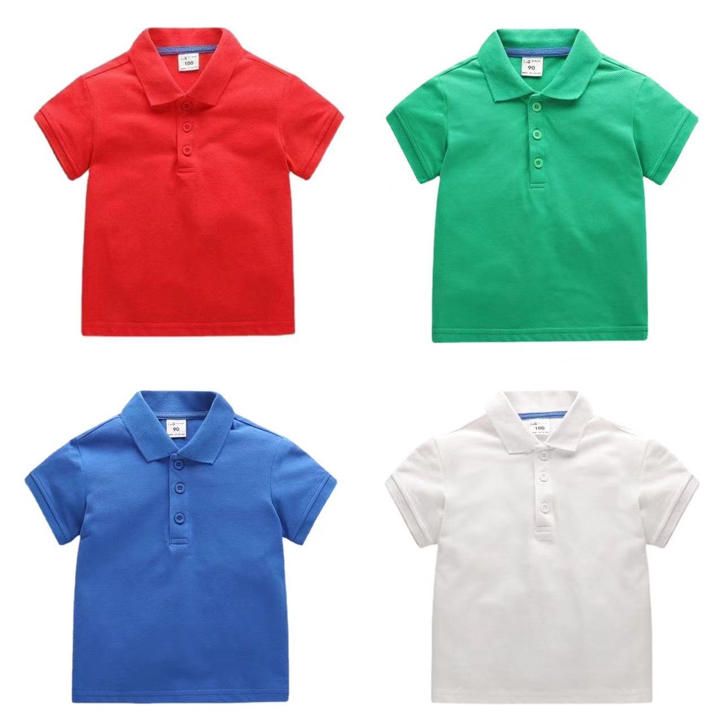 Áo thun SOFFNY cotton tay ngắn cổ polo thời trang mùa hè dành cho bé trai 1-16 tuổi