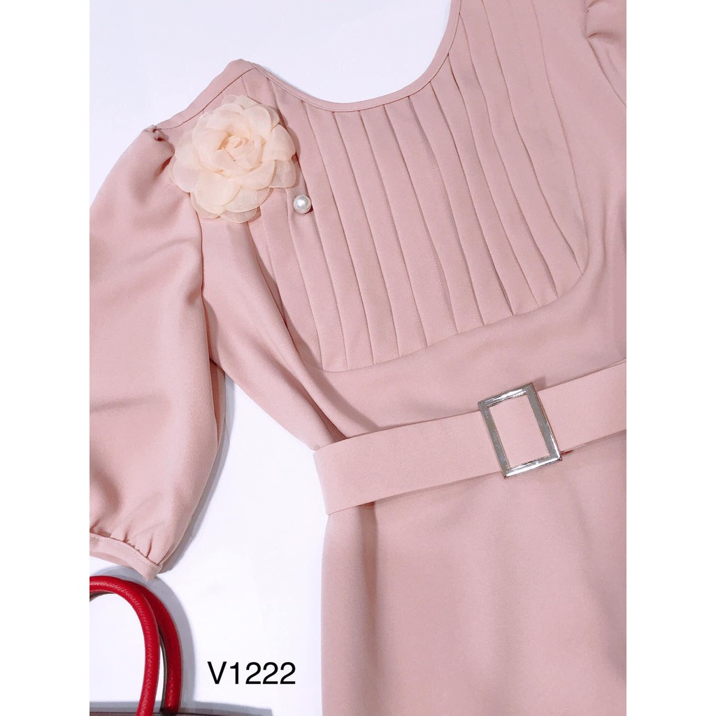 Đầm thiết kế đai eo thanh lịch V1222 - ChatFashion.vn shop kèm ảnh thật - HÀNG THIẾT KẾ | BigBuy360 - bigbuy360.vn