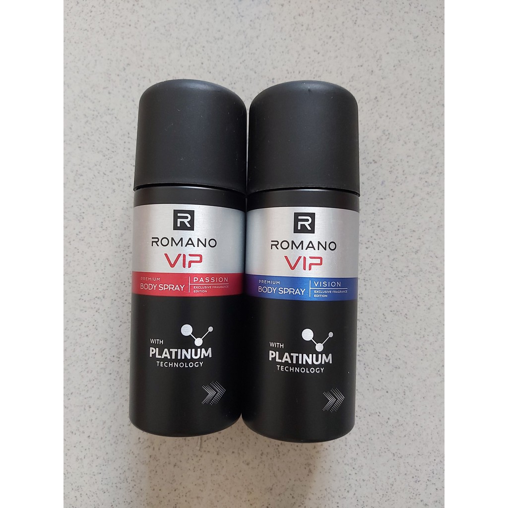 VIP Romano - Xịt ngăn mùi toàn thân romano Vip 150ml