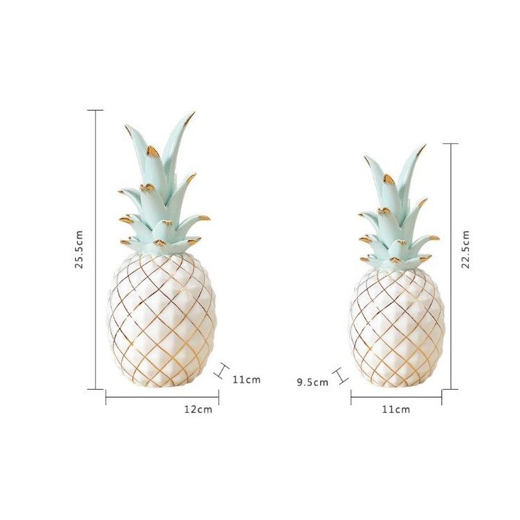 Bộ 2 tượng trang trí Savor Pineapple