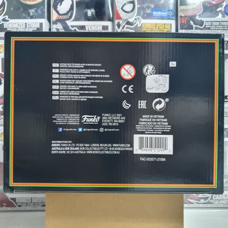 Đồ chơi mô hình funko pop 33 Ghost Rider (Black Light) Popcultcha Sticker - Marvel